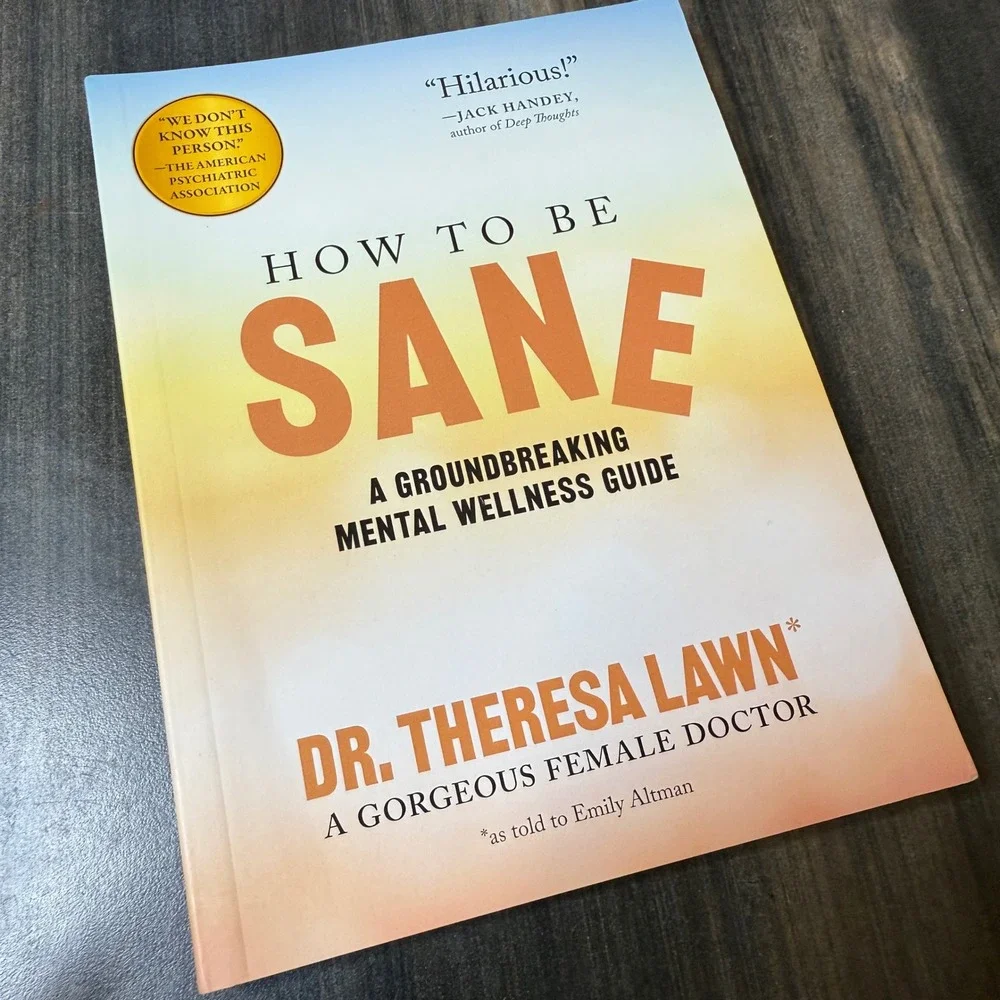 How to Be Sane A Groundbreaking Mental Wellness Guide Paperback Book‎